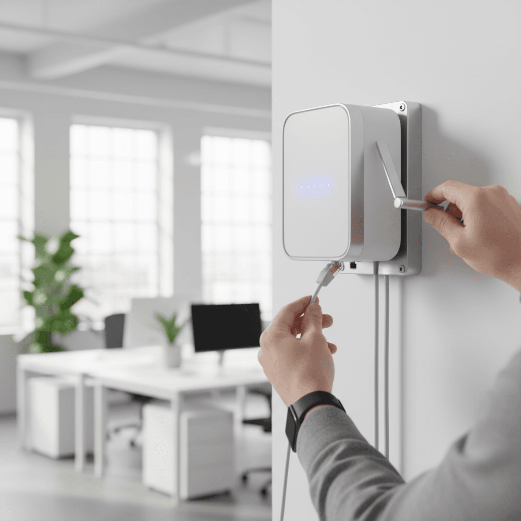 Wi-Fi access point installation and configuration