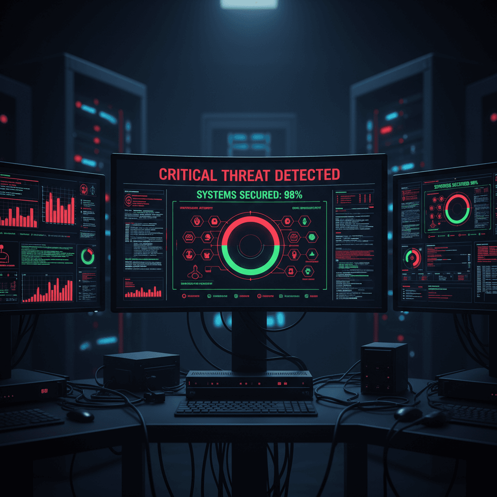 Threat detection monitoring dashboard